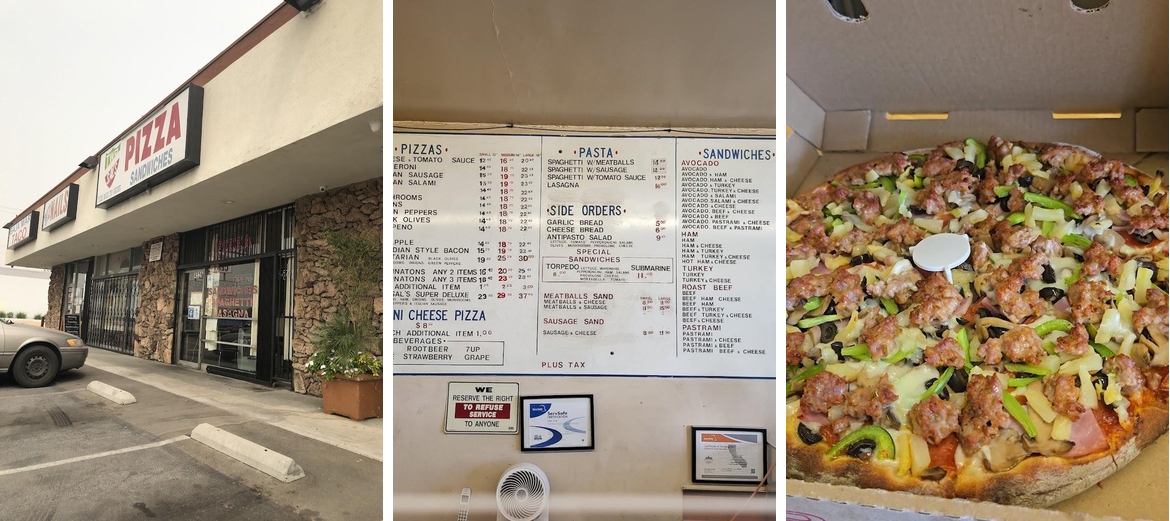 Two Sal's Pizza Menu