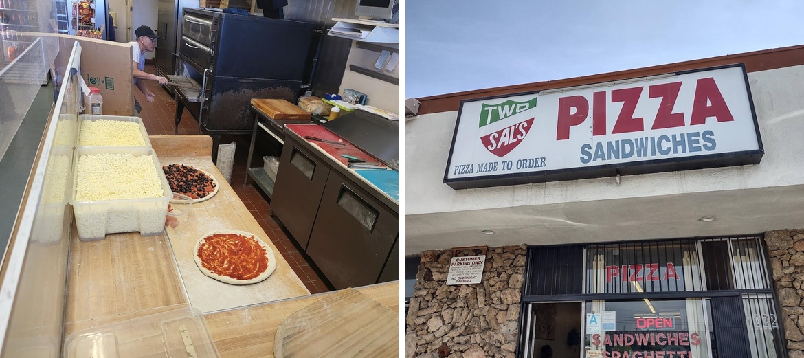 Two Sal's Pizza Menu